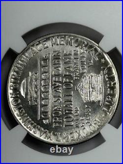 1949 P Booker T Washington Silver Half Dollar NGC MS65 Toned Only 6,004 Minted