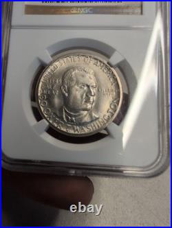 1949 P Booker T Washington Silver Half Dollar NGC MS66 Only 6,004 Minted