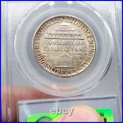 1950 S Booker T Washington Commemorative Silver Half Dollar PCGS MS65 Toned