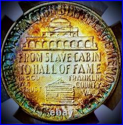1951 Booker T Washington Commemorative Half Dollar Ngc Ms64