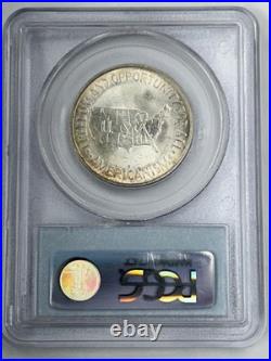 1951 S Washington-Carver Silver Half Dollar PCGS MS66 Toned Only 10,004 Minted