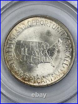 1951 S Washington-Carver Silver Half Dollar PCGS MS66 Toned Only 10,004 Minted