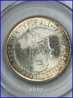 1951 S Washington-Carver Silver Half Dollar PCGS MS66 Toned Only 10,004 Minted