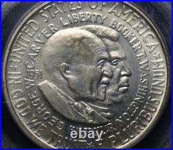 1951 Washington Carver Commemorative Half Dollar Pcgs Ms 65 Nice Original