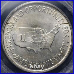 1951 Washington Carver Commemorative Half Dollar Pcgs Ms 65 Nice Original