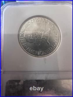 1954 P Washington-Carver Silver Half. NGC MS65! Only 12,006 Minted! Lot #897