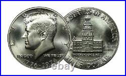 1976 S Kennedy 40 % SILVER Half Dollar 50c Gem BU. Roll 20 US coins