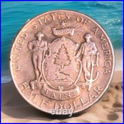 2. 1920 Silver Maine Half Dollar Key Date Early Commemorative Beautiful Orig
