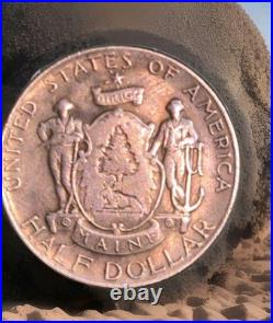 2. 1920 Silver Maine Half Dollar Key Date Early Commemorative Beautiful Orig
