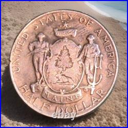 2. 1920 Silver Maine Half Dollar Key Date Early Commemorative Beautiful Orig