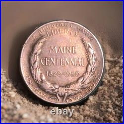 2. 1920 Silver Maine Half Dollar Key Date Early Commemorative Beautiful Orig