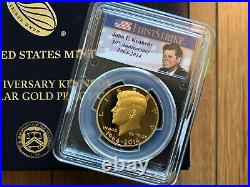 2014-W US John F. Kennedy Half-Dollar Proof Gold Coin PCGS