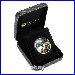 2016 Lynx Cubs Tuvalu 1/2 oz SIlver Proof 50c Half Dollar Coin Colorized