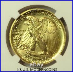 2016 W Gold Walking Liberty Half Dollar Centennial Coin NGC SP69