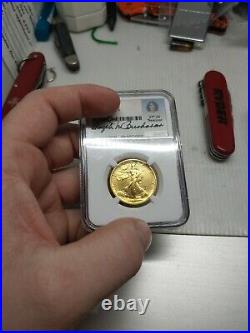 2016 W Gold Walking Liberty Half Dollar Centennial Coin NGC SP70