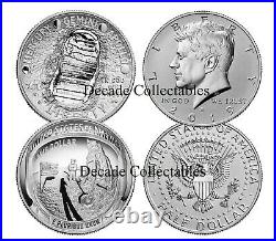 2019 Apollo 11 50th Anniversary Enhanced Reverse Proof Half Dollar ERROR 19CF