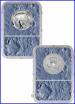 2019 S Apollo 11 Clad Half Dollar Enhanced Set NGC PF70 FDI Moon Core SKU56551
