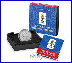 2026-P Uncirculated FIFA World Cup Commemorative Half Dollar withOGP Ships Now