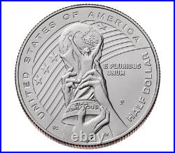 2026-P Uncirculated FIFA World Cup Commemorative Half Dollar withOGP Ships Now