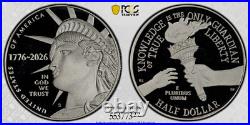2026-S Enduring Liberty 250th 50C Silver Proof Half Dollar Statue of Liberty