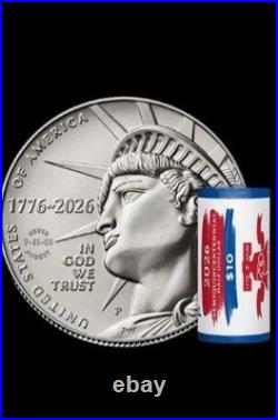 2026-p Half Dollar -9-11-01 Never Forget Privy Mark Pre-sale. 1 Roll