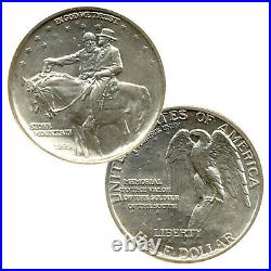 90% Silver Stone Mountain Commemorative Half Dollar 1925 Circulated