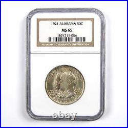 Alabama Commemorative Half Dollar 1921 MS 65 NGC 50c Unc SKUI5856