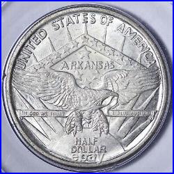 BU 1937 Arkansas Half Dollar PCGS MS64 OGH Rattler Holder Beautiful Coin KCHB