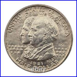 BU UNC 1921 Alabama 2x2 Commemorative Silver Half Dollar US Rare Coin