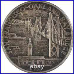 Bay Bridge Commemorative Silver Half Dollar 1936-S AU Uncertified #144 Bay Bridge Commemorative Silver Half Dollar 1936-S AU Uncertified #144