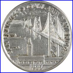 Bay Bridge Commemorative Silver Half Dollar 1936-S AU Uncertified #404
