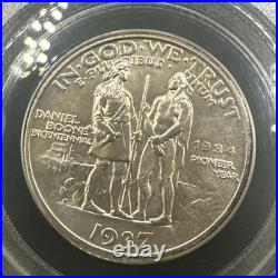 Boone Commemorative Silver Half Dollar 1937 MS64 PCGS Old Holder
