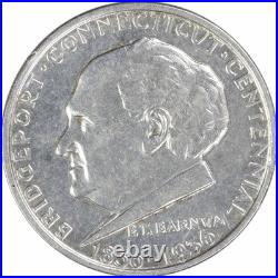 Bridgeport Commemorative Half Dollar 1936 AU Uncertified #753