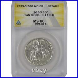 California Pacific Exposition 50C 1935 S MS 60 Details ANACS SKUCP165