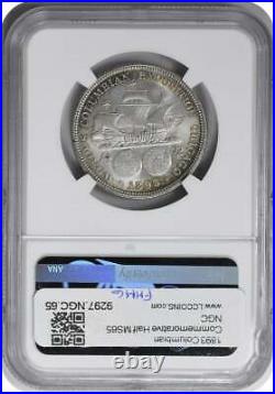 Columbian Commemorative Silver Half Dollar 1893 MS65 NGC