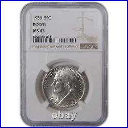 Daniel Boone Commemorative Half Dollar 1936 MS 63 NGC SKUI17421