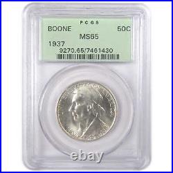 Daniel Boone Commemorative Half Dollar 1937 MS 65 PCGS SKUI16863