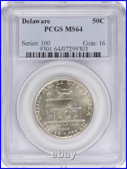 Delaware Commemorative Half Dollar 1936 MS64 PCGS