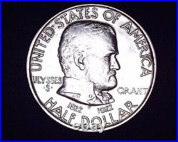 Extremely Nice 1922 Grant Memorial Commemorative Silver Half Dollar #S342