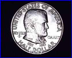 Extremely Nice 1922 Grant Memorial Commemorative Silver Half Dollar #S342