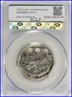 Grant Commemorative Half Dollar 1922 MS64 CACG Grant Commemorative Half Dollar 1922 MS64 CACG