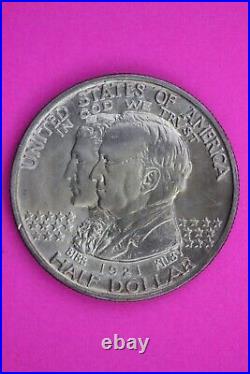 High Grade 1921 Alabama Centennial Commemorative Rare Silver Half Dollar 73