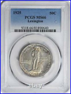 Lexington Commemorative Silver Half Dollar 1925 MS66 PCGS