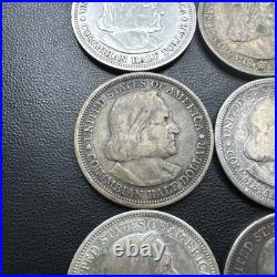 Lot of 6 Christopher Columbus 1892 1893 US Silver Commemorative Half Dollars Lot of 6 Christopher Columbus 1892 1893 US Silver Commemorative Half Dollars
