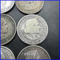 Lot of 6 Christopher Columbus 1892 1893 US Silver Commemorative Half Dollars Lot of 6 Christopher Columbus 1892 1893 US Silver Commemorative Half Dollars