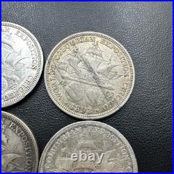 Lot of 6 Christopher Columbus 1892 1893 US Silver Commemorative Half Dollars Lot of 6 Christopher Columbus 1892 1893 US Silver Commemorative Half Dollars