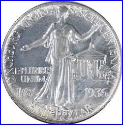 Lynchburg Commemorative Silver Half Dollar 1936 Choice BU Uncertified #225