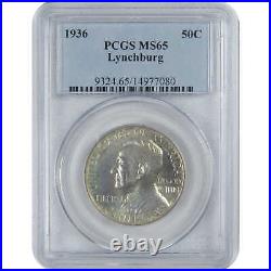 Lynchburg Virginia Commemorative Half Dollar 1936 MS 65 PCGS Silver