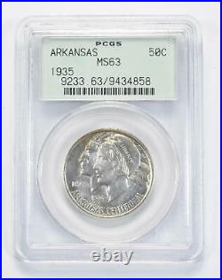 MS63 1935 Arkansas Centennial Commemorative Half Dollar Graded PCGS 8353