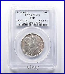 MS65 1936 Arkansas Centennial Commemorative Half Dollar PCGS 2467